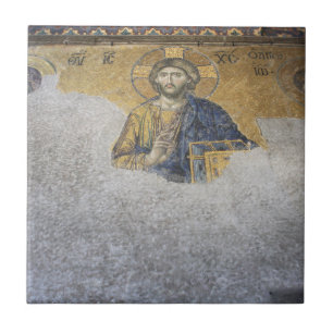 Die Deesis Mosiac Upper Gallery Hagia Sophia Fliese