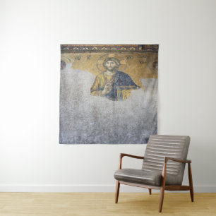 Die Deesis Mosiac Upper Gallery Hagia Sophia Wandteppich
