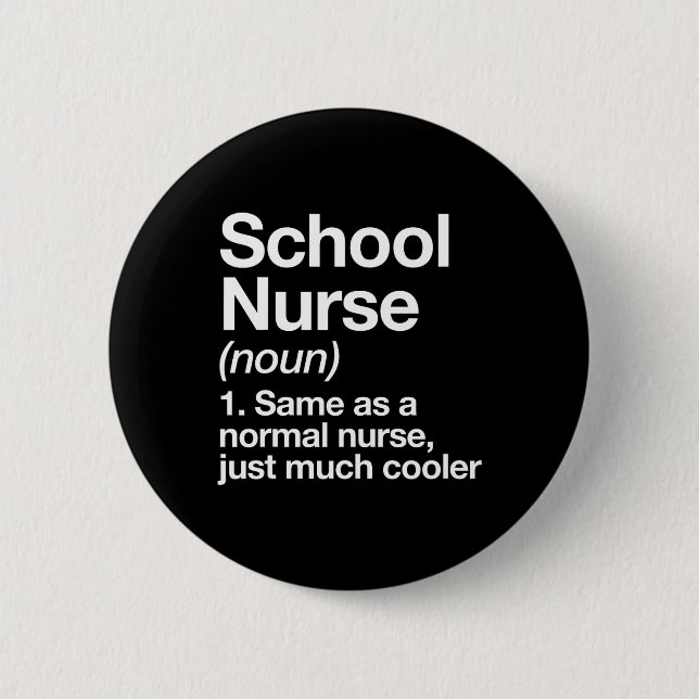 Die Definition von Krankenschwester wird am ersten Button (Vorderseite)