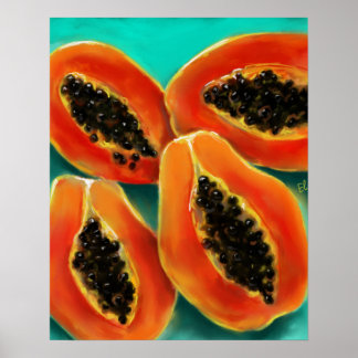 Die Dekoration der Poster-Wand von Papaya Fine Art