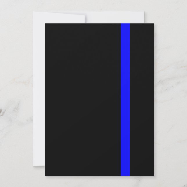 Die Dekoration der symbolträchtigen Thin Blue Line (Vorderseite)