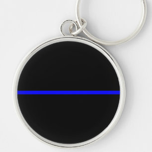 Die Dekoration der symbolträchtigen Thin Blue Line Schlüsselanhänger