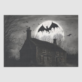 Die Dekoupage des Jersey Devil Cryptid Seidenpapier