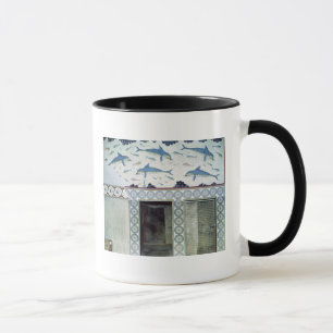Die Delphin-Freskos im Badezimmer der Königin Tasse