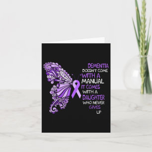 Die Demenz ist nicht mit einer Gebrauchsanweisung  Karte