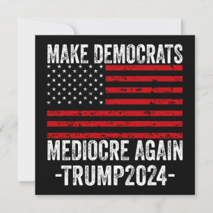 DIE DEMOKRATEN WIEDER MITTELN, TRUMP 2024 EINLADUNG
