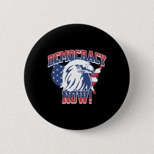 Die Demokratie wählt jetzt Kamala Harris 2024 Demo Button