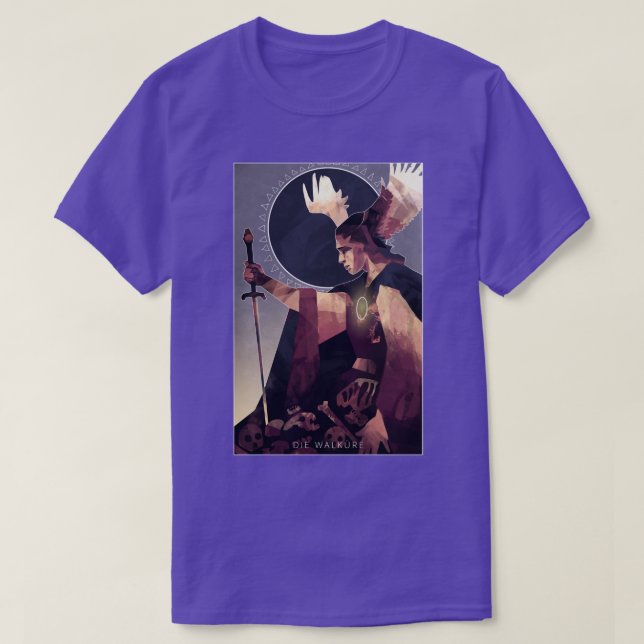 Die den Valkyriesgott des Krieges T-Shirt (Design vorne)