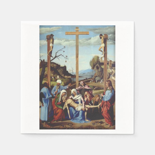 Die Deposition Jesu Christi Serviette (Vorderseite)