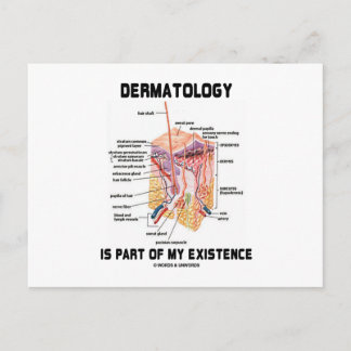 Die Dermatologie ist Teil meiner Existenz (Hautsch Postkarte