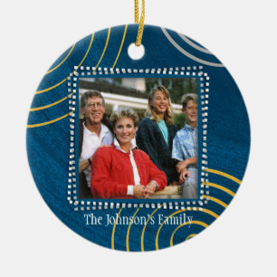 Die Des Johnsons Familie - Verzierung des Keramik Ornament
