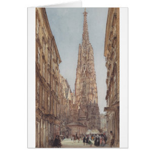 Die des St Stephen Kathedrale in Wien durch