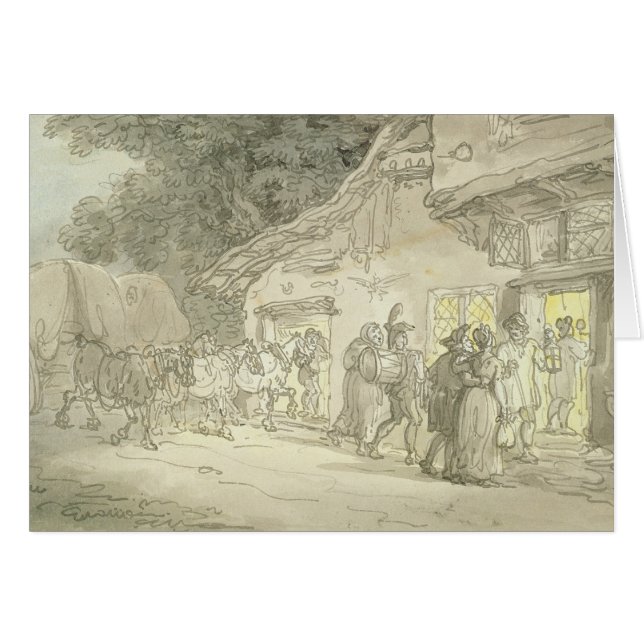 Die des Waggoners Erholung, c.1800-05 (Stift u. (Vorderseite (Horizontal))