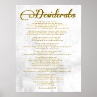 Die Desiderata "Desired Things"