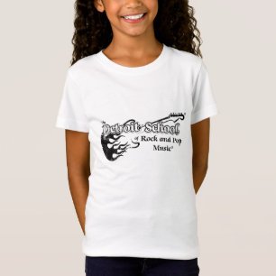 Die Detroit-Schule des Felsens und des Grunge des T-Shirt