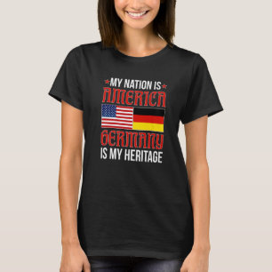 Die deutsche amerikanische Nation ist Amerika Deut T-Shirt