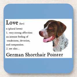 Die deutsche Kurzzeiterkunst-Liebe ist Getränkeuntersetzer