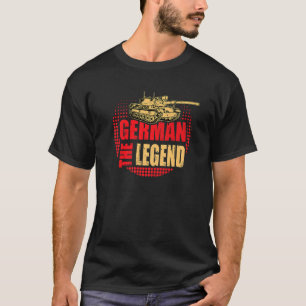 Die deutschen Leoparden-Panzersoldaten stellen Män T-Shirt