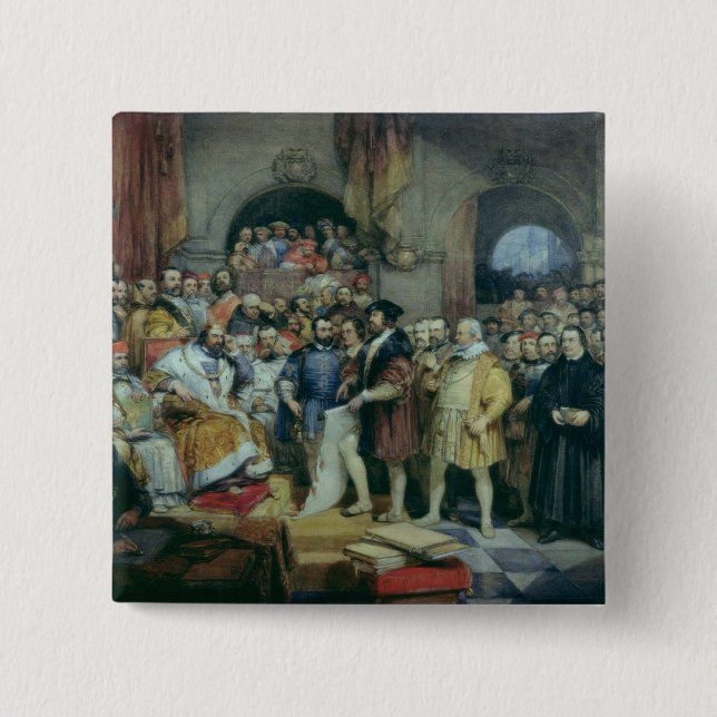 Die Diät der Helme, am 19. April 1529 Button (Vorderseite)