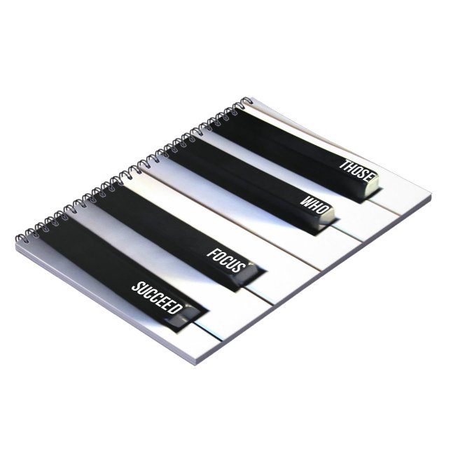 Die, die fokussieren, folgen Notizbuch Notizblock (Linke Seite)