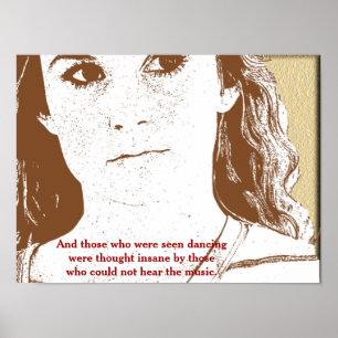 Die, die gesehen wurden - Poster-Kunst Poster