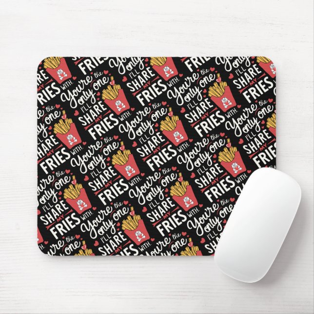 Die, die ich meine Freunde mit lustigen Valentinen Mousepad (Mit Mouse)