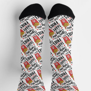 Die, die ich meine Freunde mit lustigen Valentinen Socken