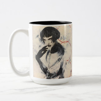 Die, die ist... zweifarbige tasse