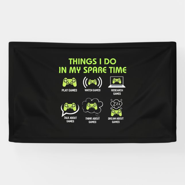 Die Dinge, die Gamer in spärlicher Zeit tun Banner (Horizontal)