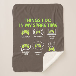 Die Dinge, die Gamer in spärlicher Zeit tun Sherpadecke