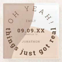 Die Dinge Got einfach echter Cream Brown Spaß Save