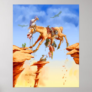 "Die Dinge sehen nach oben" Poster