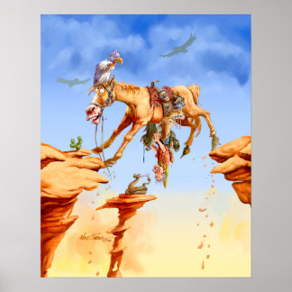 "Die Dinge sehen nach oben" Poster