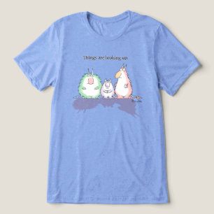 DIE DINGE WERDEN VON Sandra Boynton AUFGESCHAUT Tri-Blend Shirt