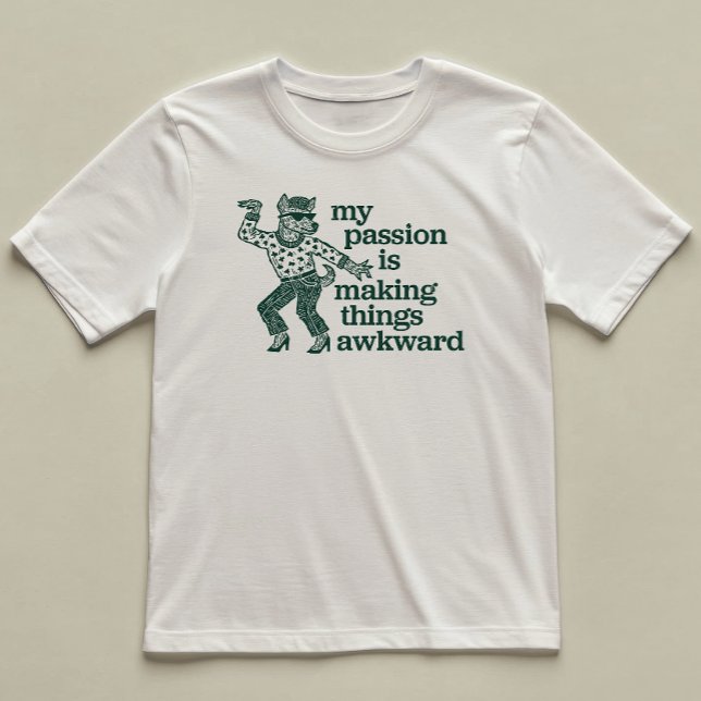 Die Dinge zum Spaß machen Hund tanzen Illustriert T-Shirt (Von Creator hochgeladen)