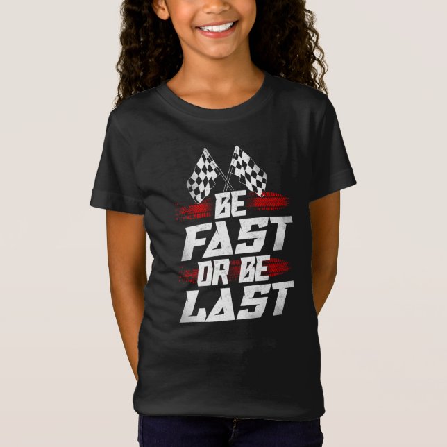 Die direkte Strecke ist schnell oder zuletzt Vinta T-Shirt (Vorderseite)