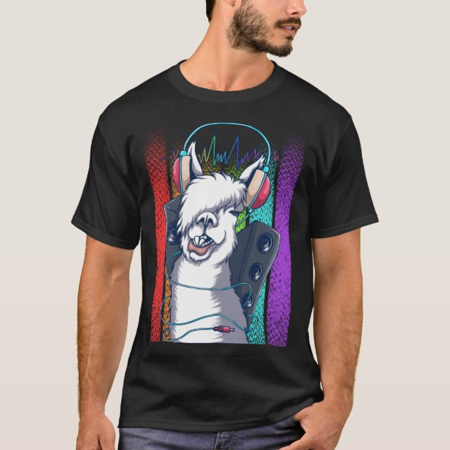 Die Disko Llama ist mein Geist T-Shirt (Vorderseite)