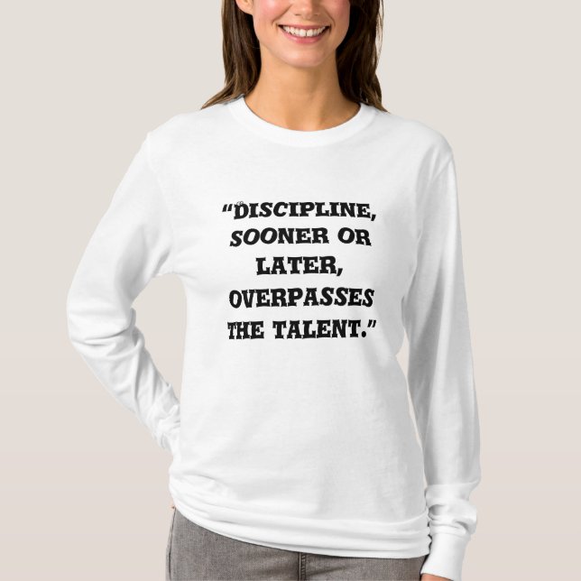 Die Disziplin T-Shirt (Vorderseite)
