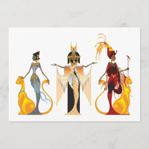 Die Divas von Ägypten-Einladungen Einladung