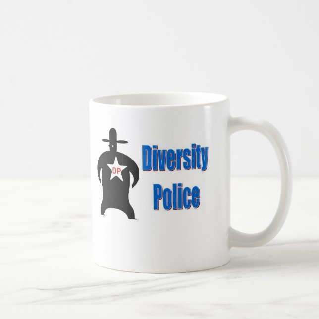Die Diversity-Polizei Tasse (Rechts)