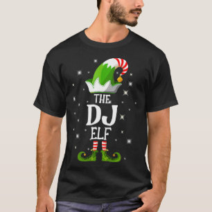 Die Dj Elf Familie Matching Group Weihnachten T-Shirt