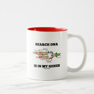 Die DNA-Suche steckt in der DNA-Replikation meiner Zweifarbige Tasse