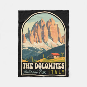 Die Dolomiten Italien Skifahren Wandern Radfahren Fleecedecke