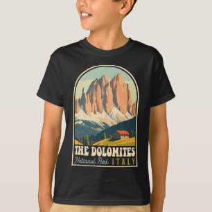 Die Dolomiten Italien Skifahren Wandern Radfahren T-Shirt