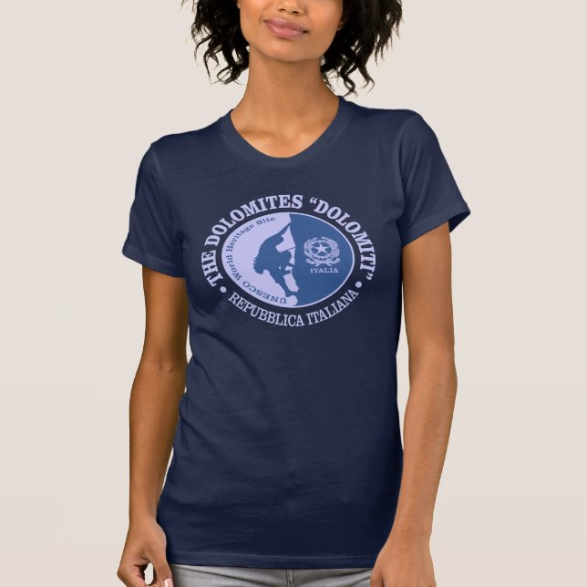 Die Dolomiten (Klettern) T-Shirt (Vorderseite)