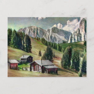 Die Dolomiten Postkarte