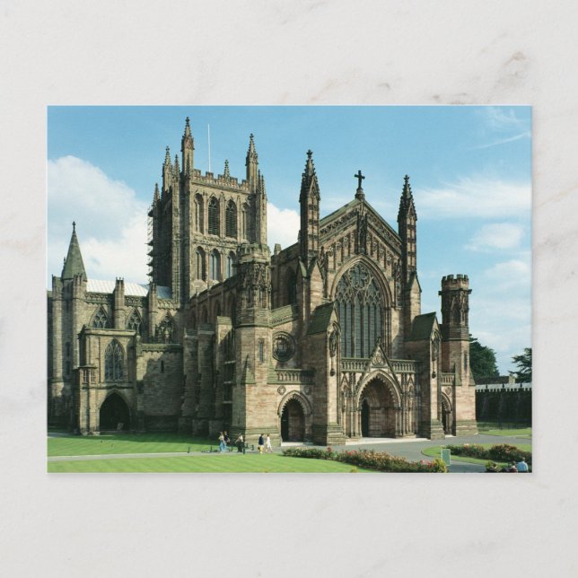 Die Domkirche der gesegneten Jungfrau Mary und Postkarte (Vorderseite)