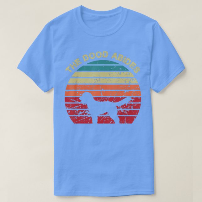 Die Dood überschreibt Labradoodle Goldendoodle Vin T-Shirt (Design vorne)