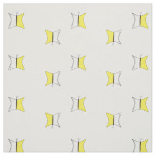 Die doppelfarbigen Flügel eines besonderen "B" sah Stoff