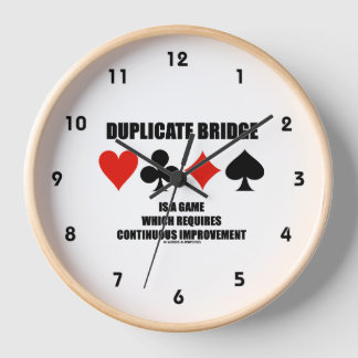 Die doppelte Brücke muss kontinuierlich verbessert Uhr